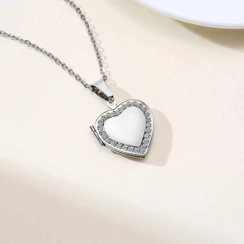 Heart photo pendant   [写真はDMまで!]