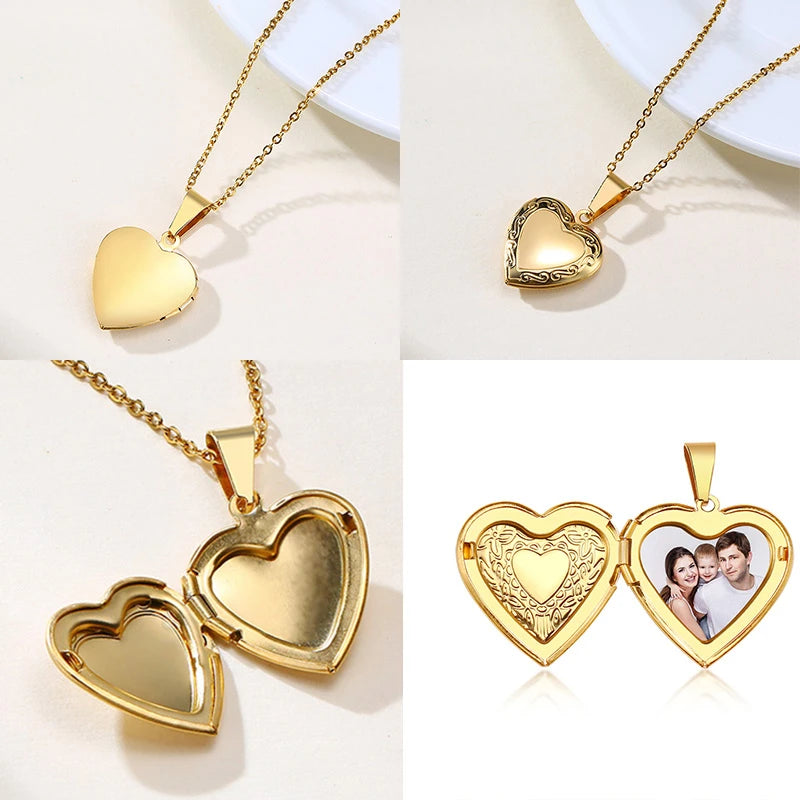 Heart photo pendant   [写真はDMまで!]