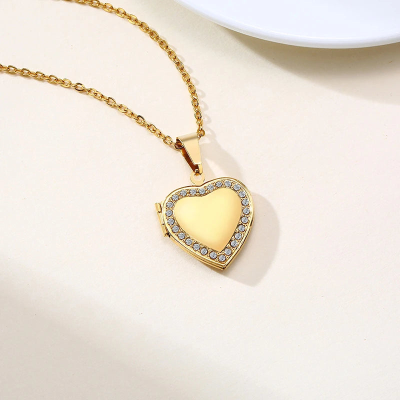 Heart photo pendant   [写真はDMまで!]