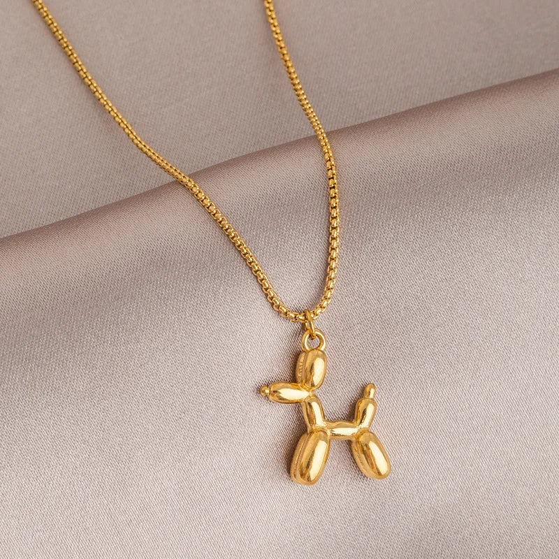 balloon dog  pendant necklace