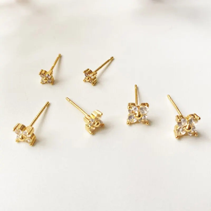 Floral Crystal earring set