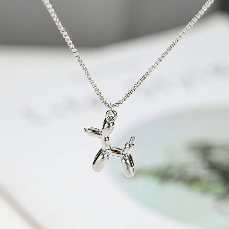 balloon dog  pendant necklace