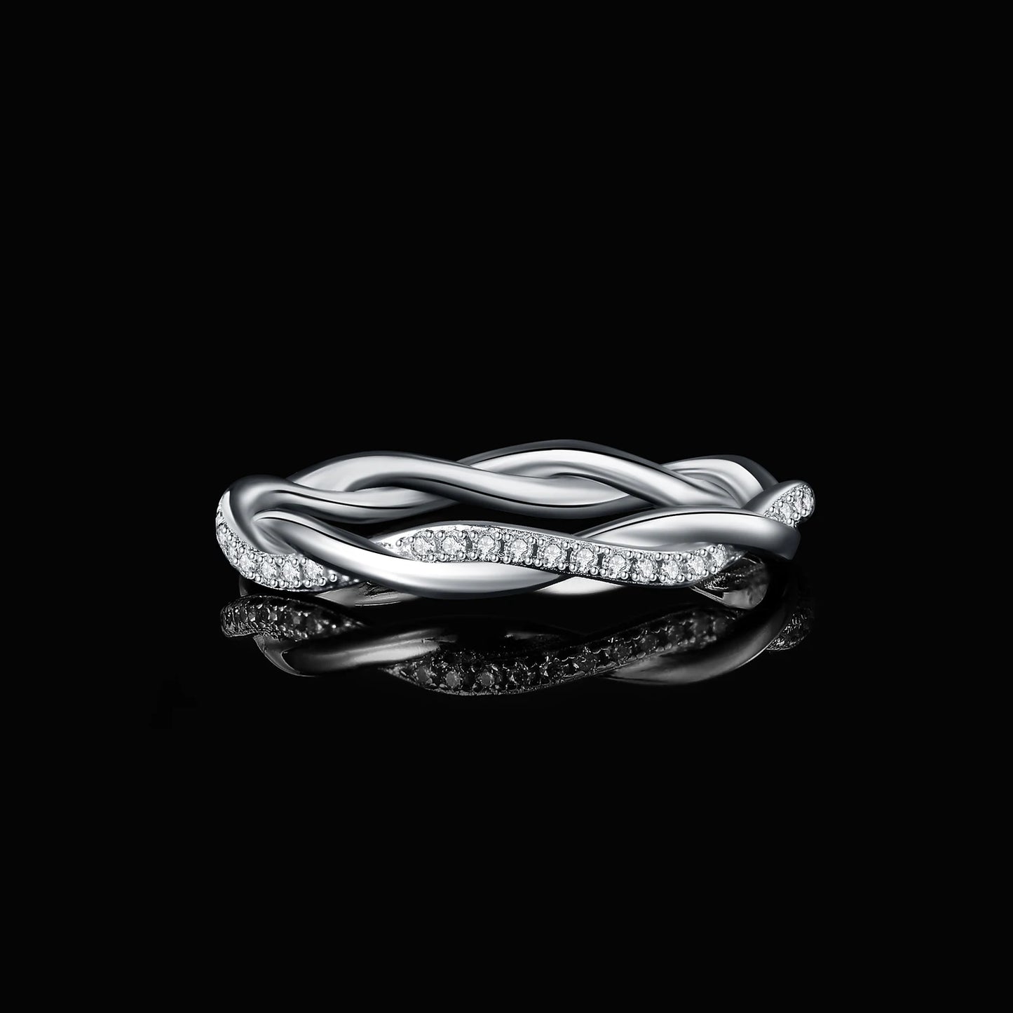 Infinity twist ring